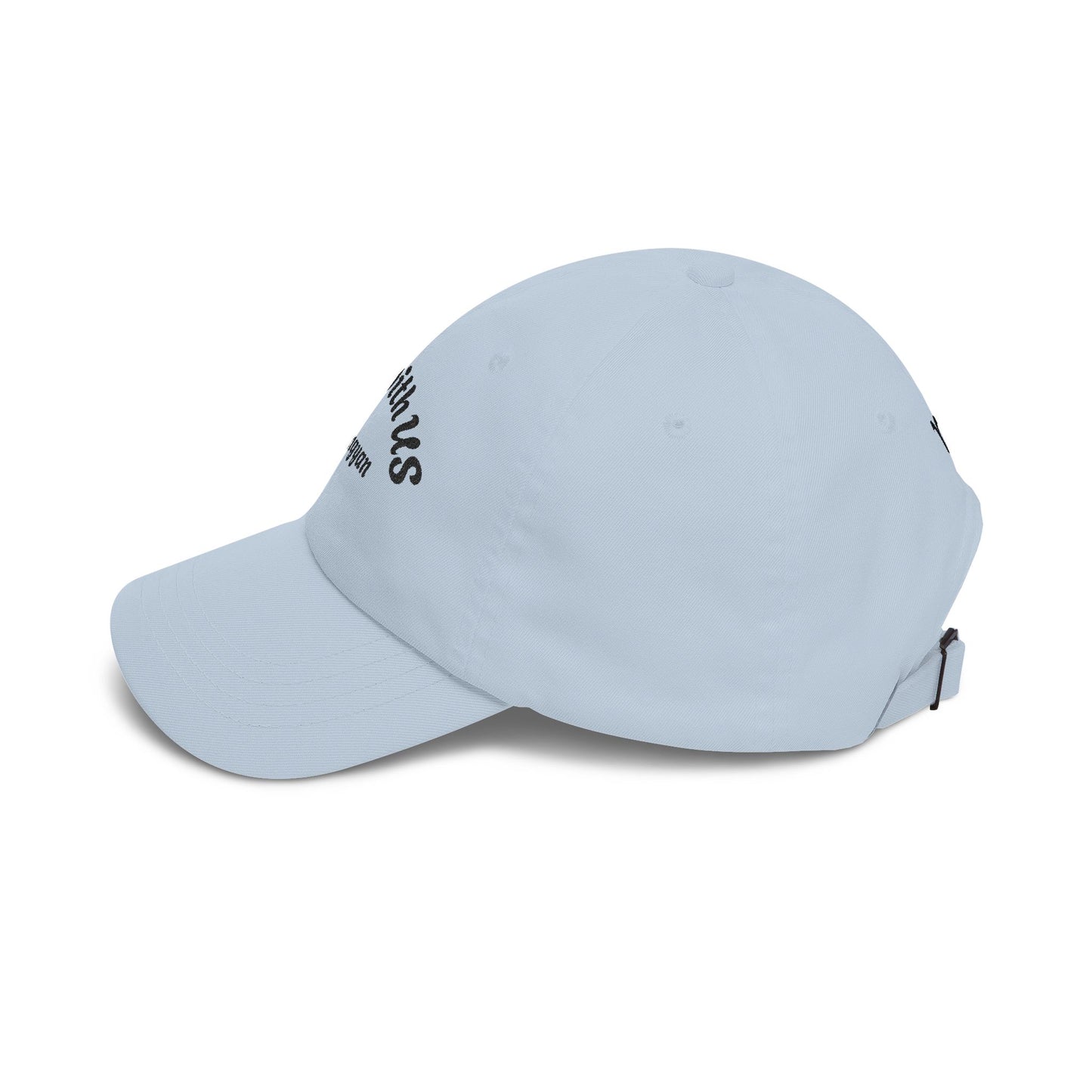 Still With Us Dad Cap — Embroidered 'Still With Us' & 'rws' White Baseball Hat
