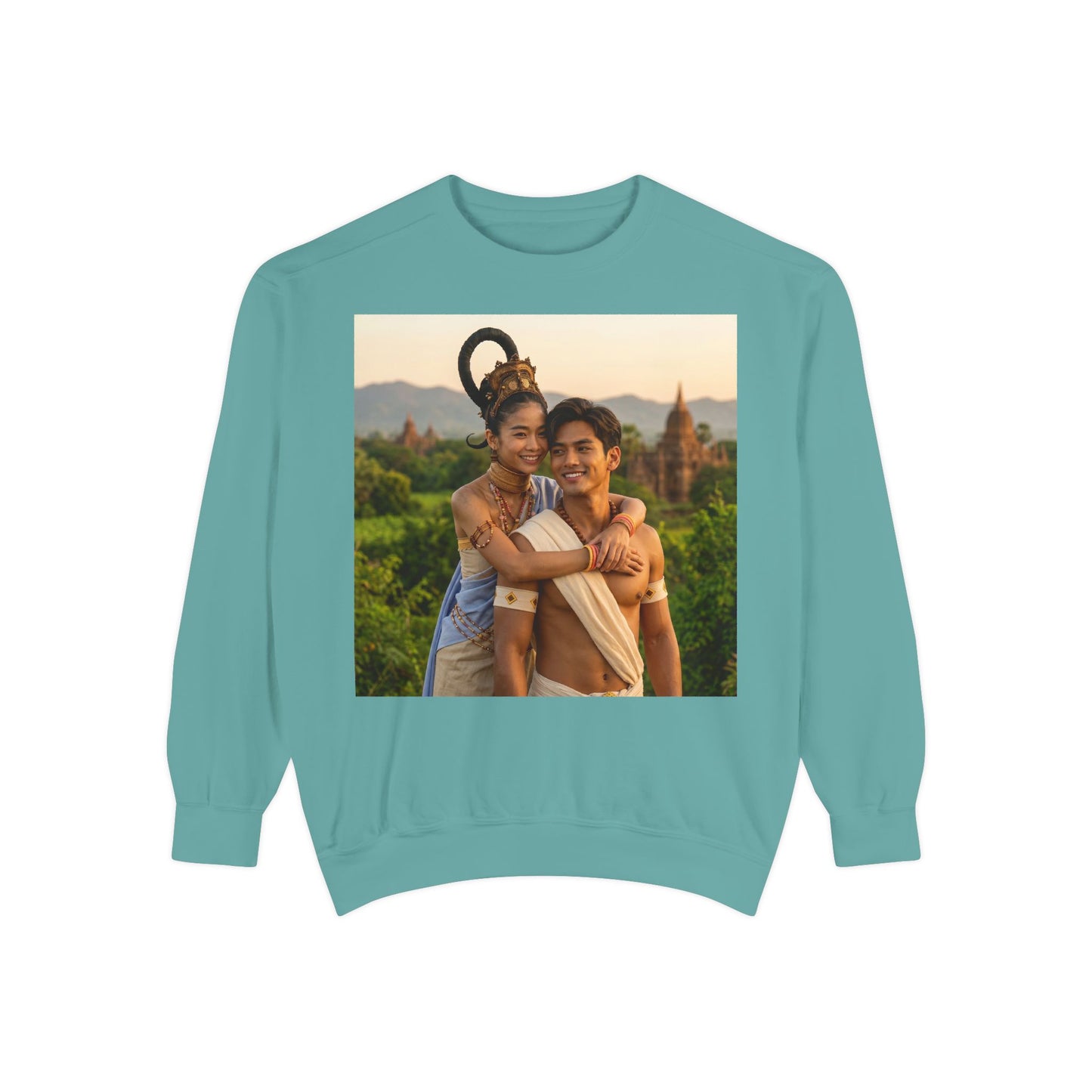 Couple Portrait Sweatshirt — Romantic Travel Photo Crewneck