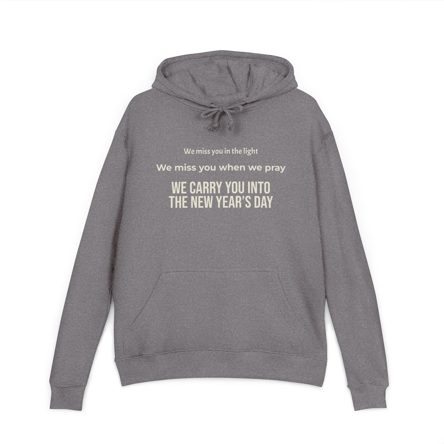 Black 'Tomorrow' Graphic Hoodie — Subtle Tonal Vintage Text Pullover
