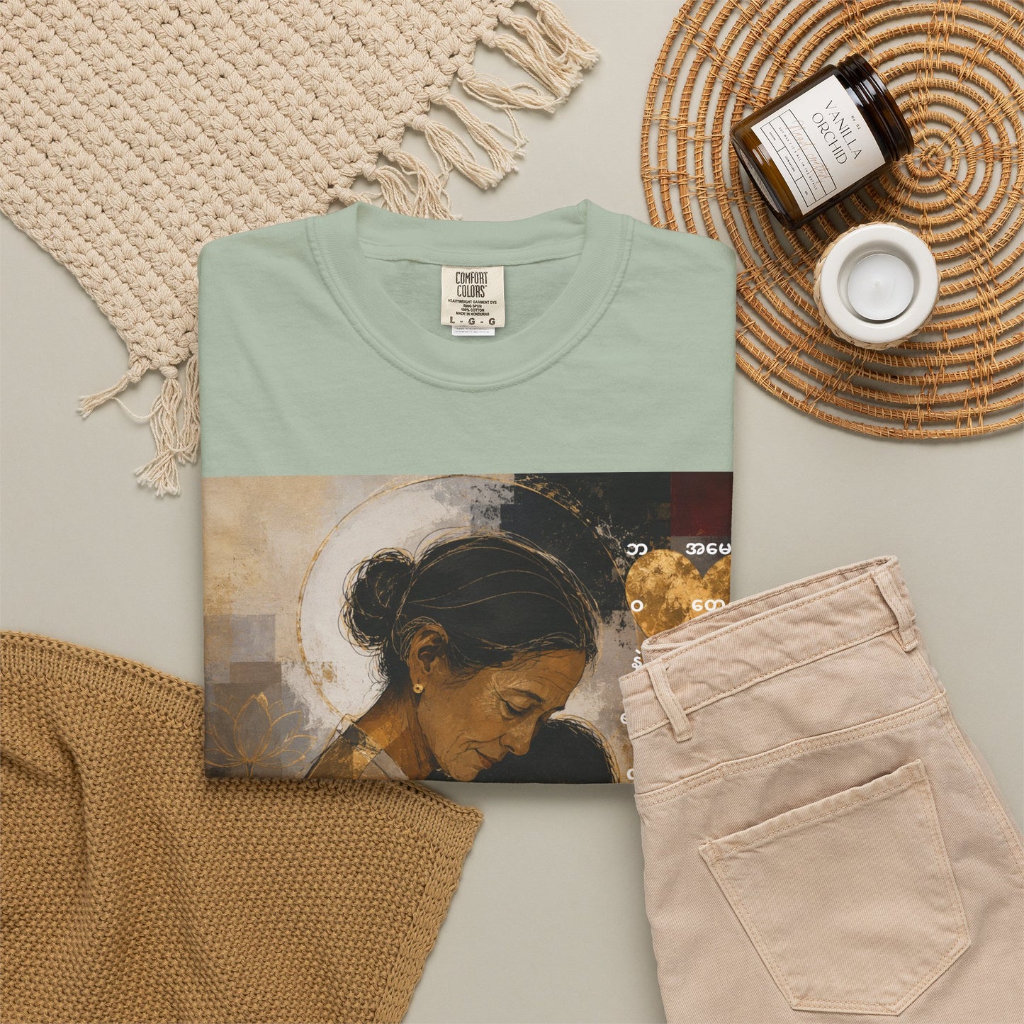 T-Shirt - Mother and Child Heart Artwork Tee
