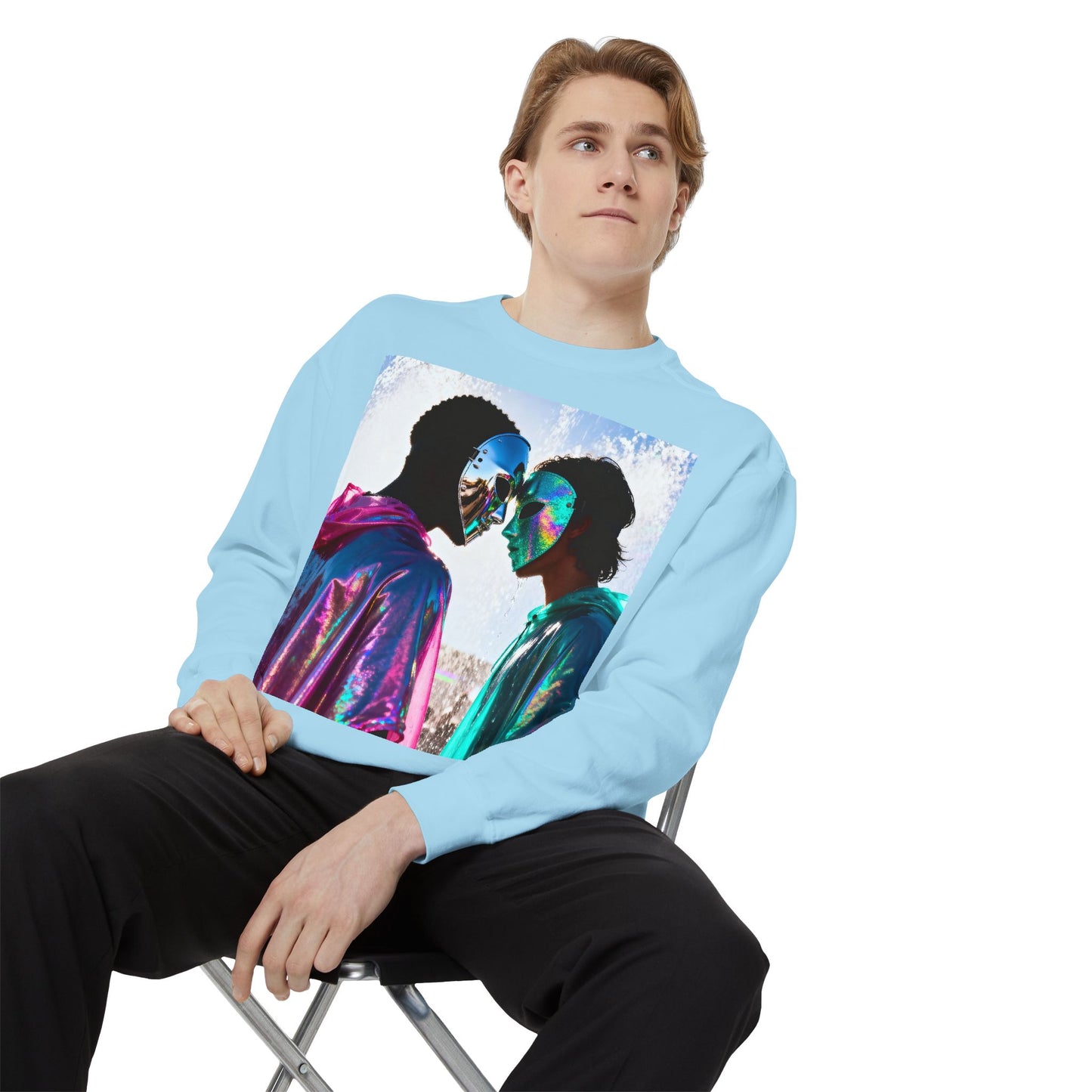 Cosmic Lovers Art Sweatshirt