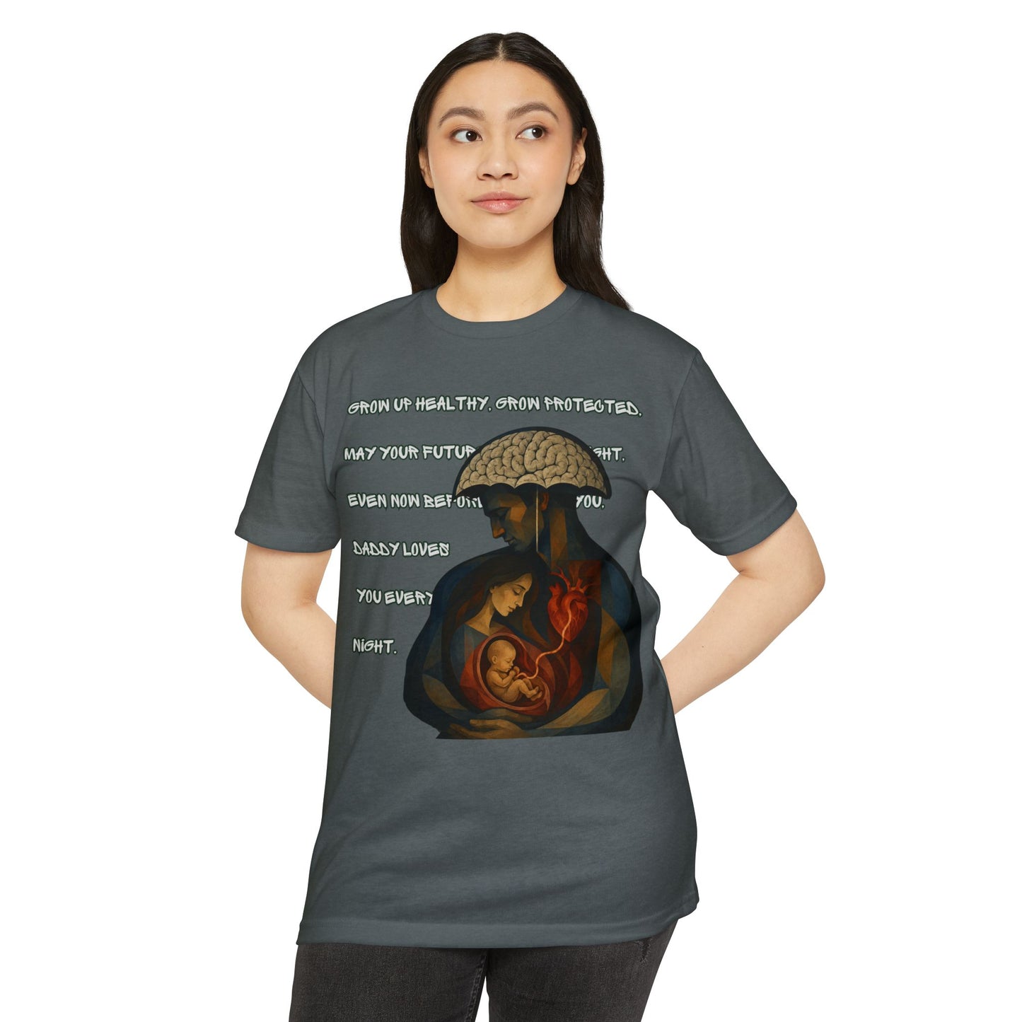 T-Shirt — Seven-Month Lullaby Modernism Painting and Lyrics