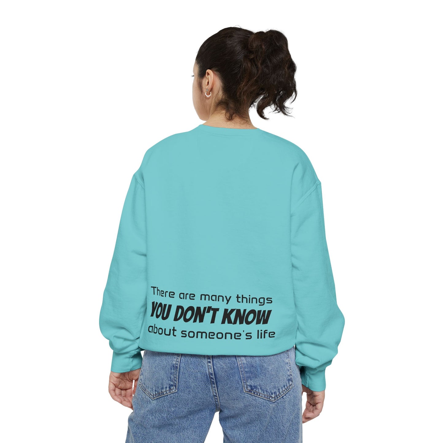 Unisex Garment-Dyed Sweatshirt (Burmese Python)