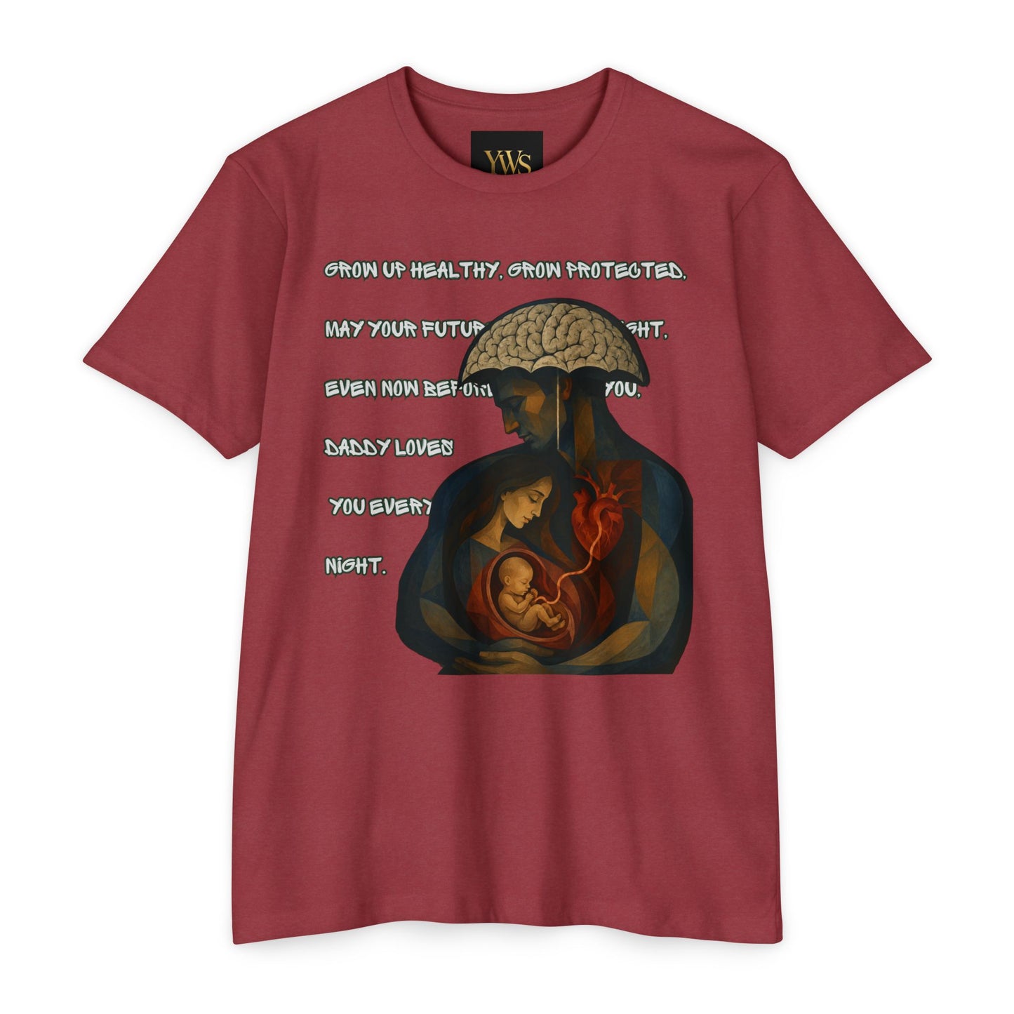 T-Shirt — Seven-Month Lullaby Modernism Painting and Lyrics