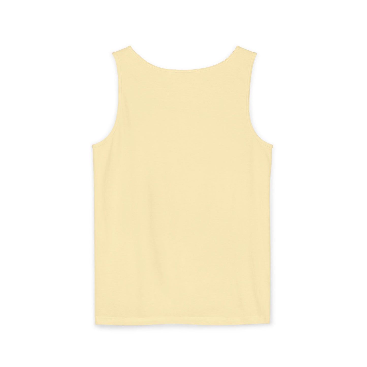 Sketch Roadtrip Tank Top — Minimal Car Line Art with Handwritten Lyric Text