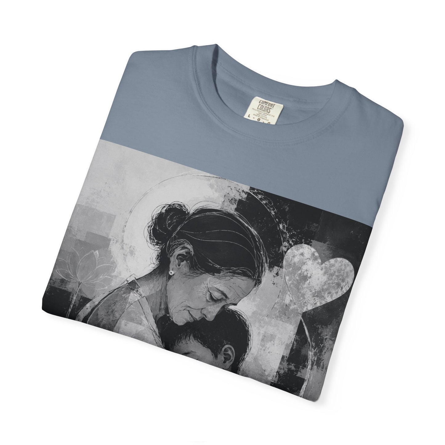 Mother's Day T-Shirt - Vintage Mother & Baby Portrait with "Happy Mother's Day"