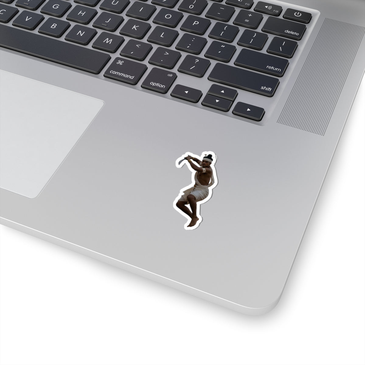 Warrior Dancer Kiss-Cut Sticker — Traditional Thai Archer Figure