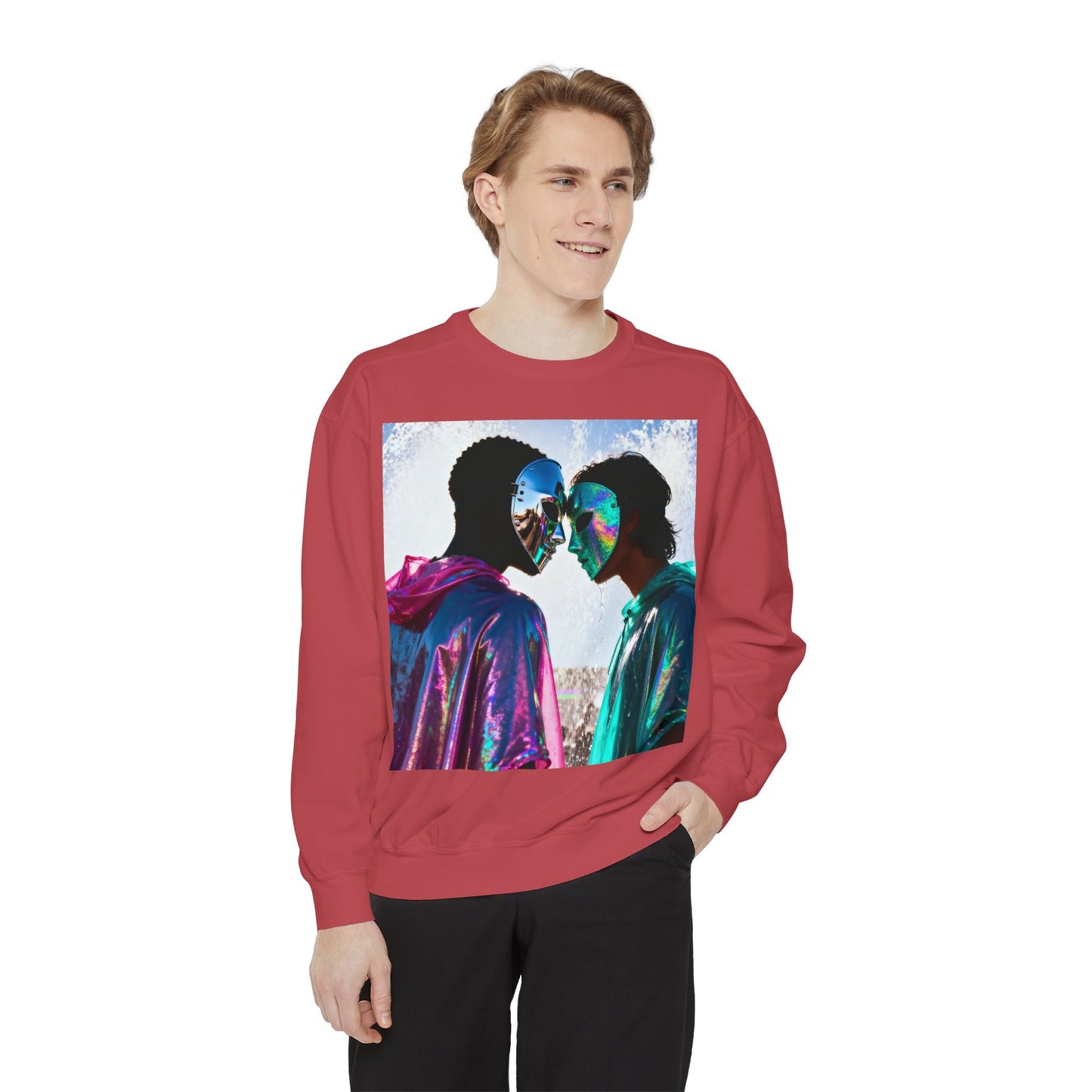 Cosmic Lovers Art Sweatshirt