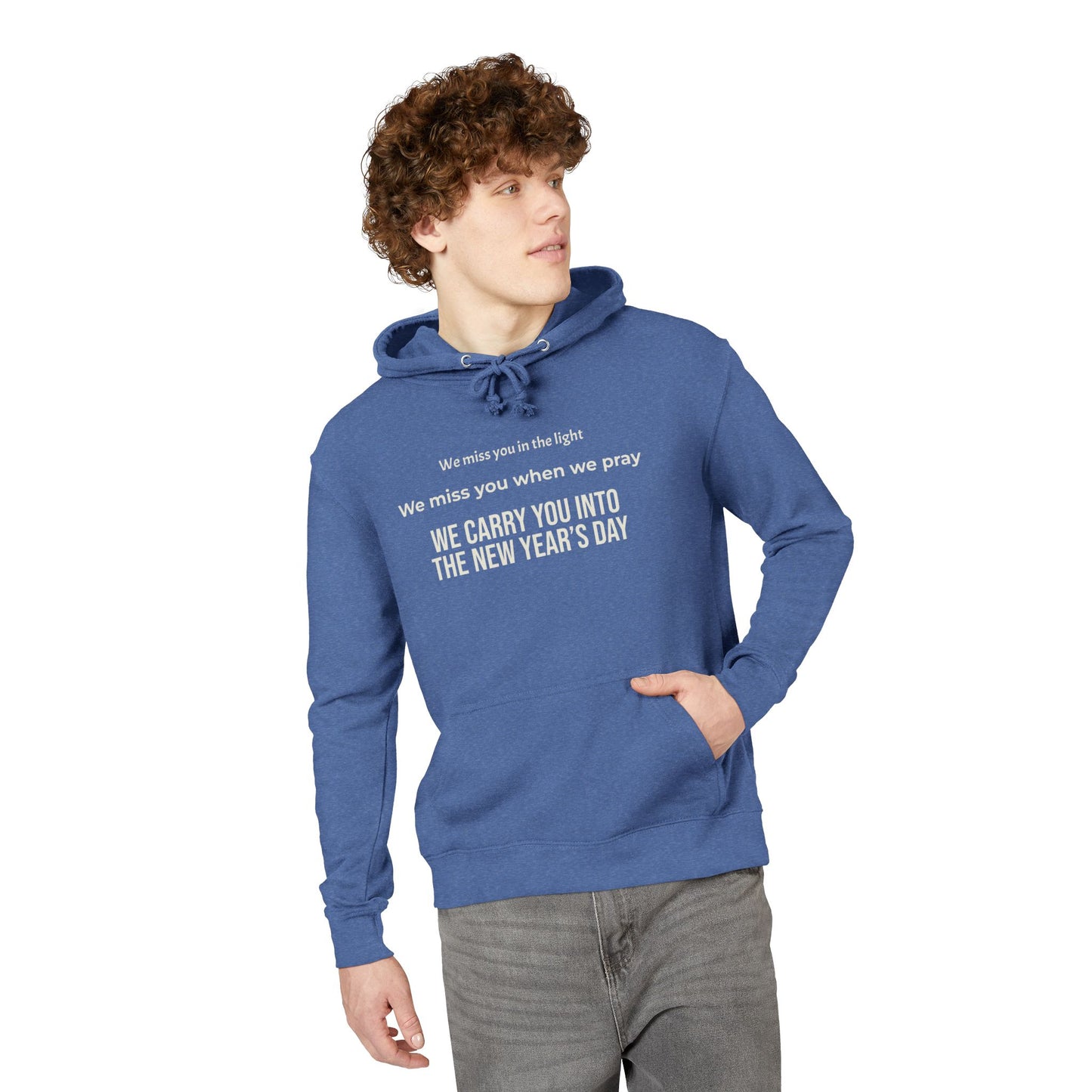 Black 'Tomorrow' Graphic Hoodie — Subtle Tonal Vintage Text Pullover