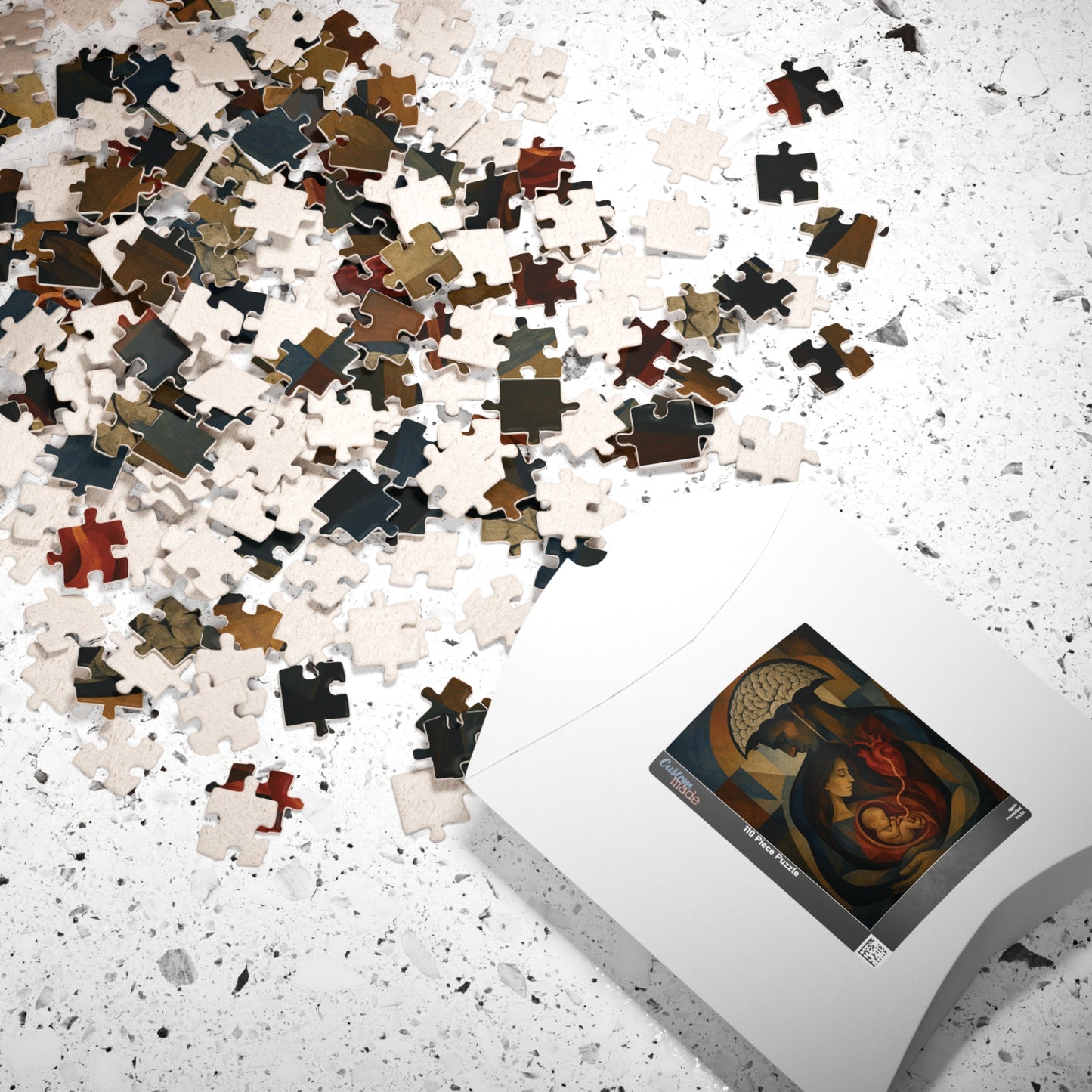 Embrace of Life 520‑Piece Art Puzzle — Seven-Month Lullaby Modernism Painting