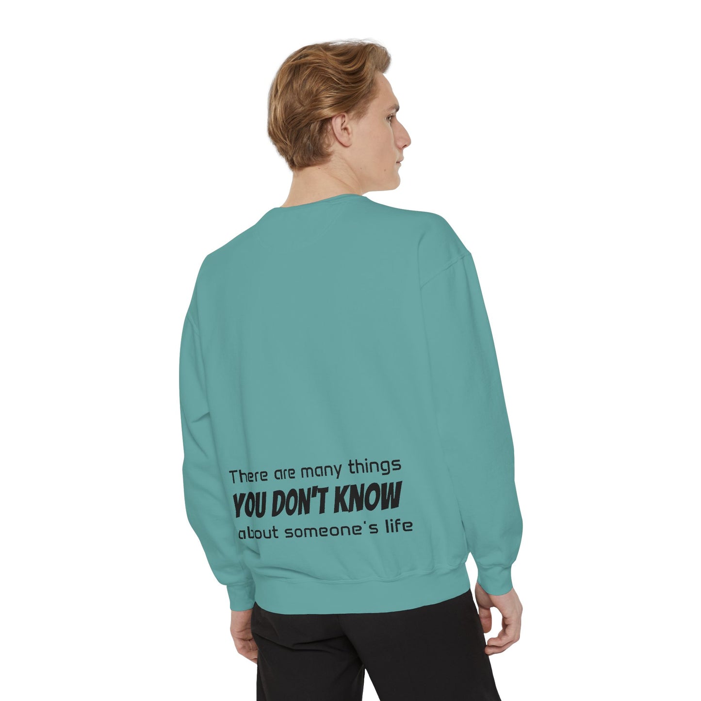 Unisex Garment-Dyed Sweatshirt (Burmese Python)