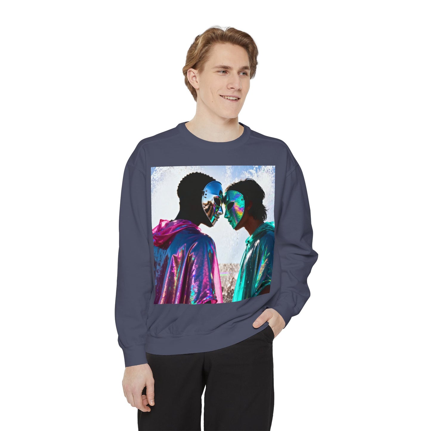 Cosmic Lovers Art Sweatshirt