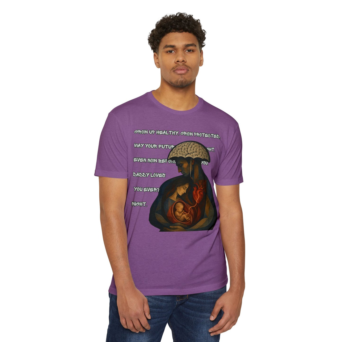 T-Shirt — Seven-Month Lullaby Modernism Painting and Lyrics