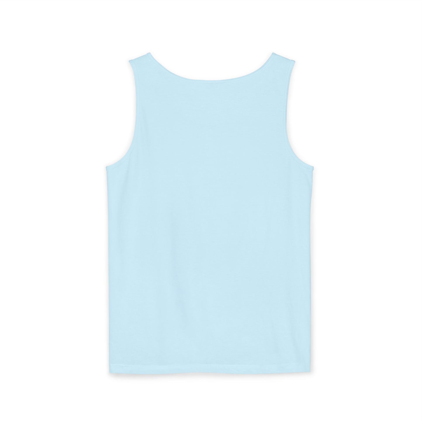 Sketch Roadtrip Tank Top — Minimal Car Line Art with Handwritten Lyric Text
