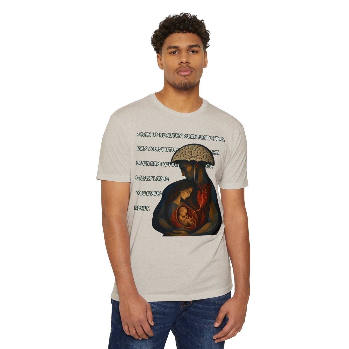 T-Shirt — Seven-Month Lullaby Modernism Painting and Lyrics