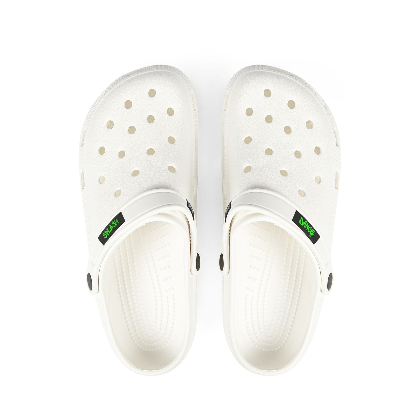 White EVA Foam Clogs — Lightweight Waterproof Slip-On Shoes