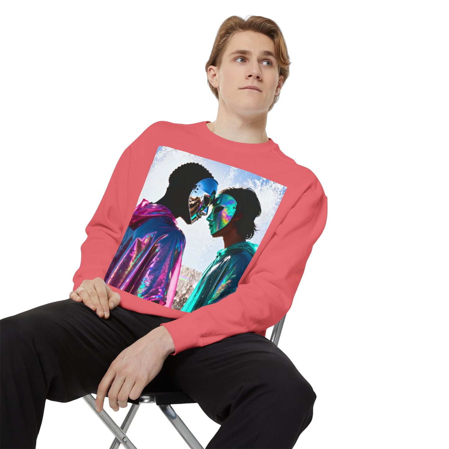 Cosmic Lovers Art Sweatshirt
