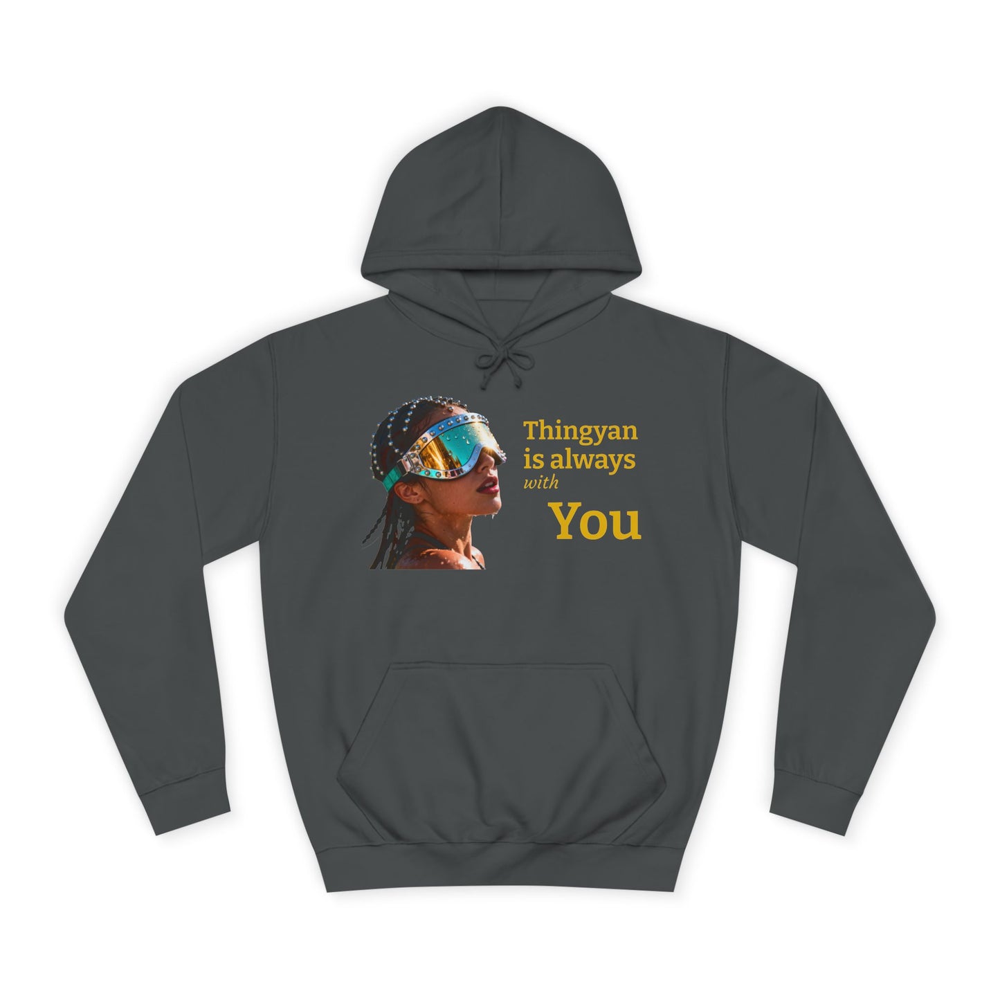 College Hoodie — "Thingyan Is Always with You" Burmese Festival Graphic