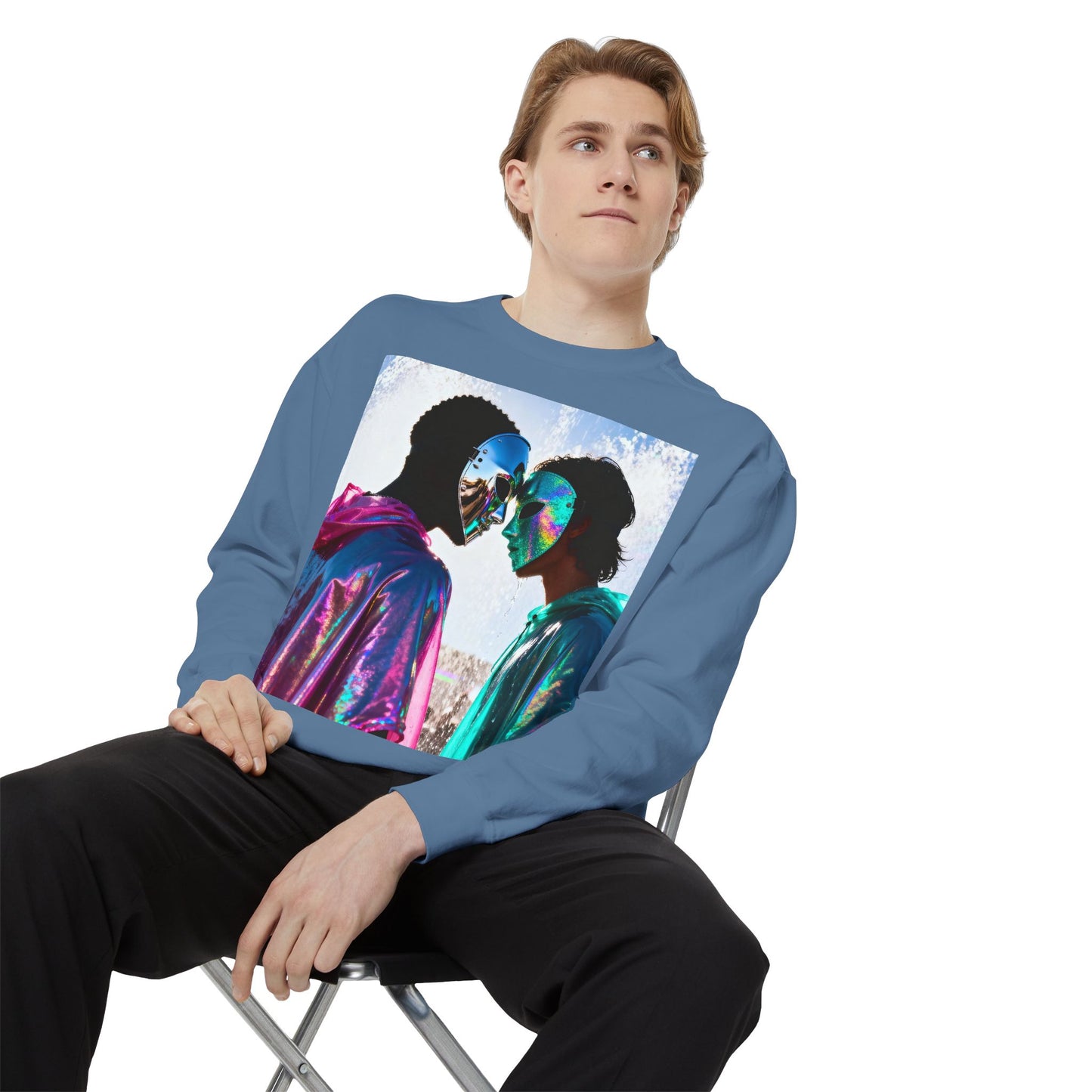 Cosmic Lovers Art Sweatshirt