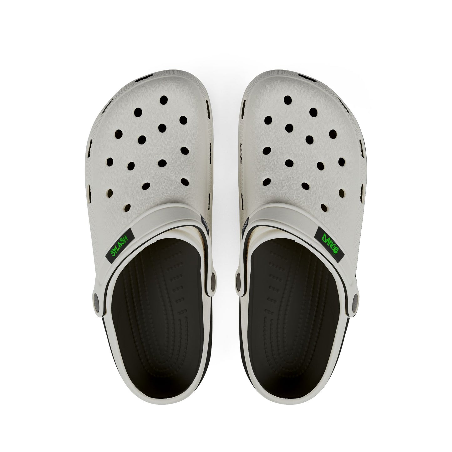 White EVA Foam Clogs — Lightweight Waterproof Slip-On Shoes