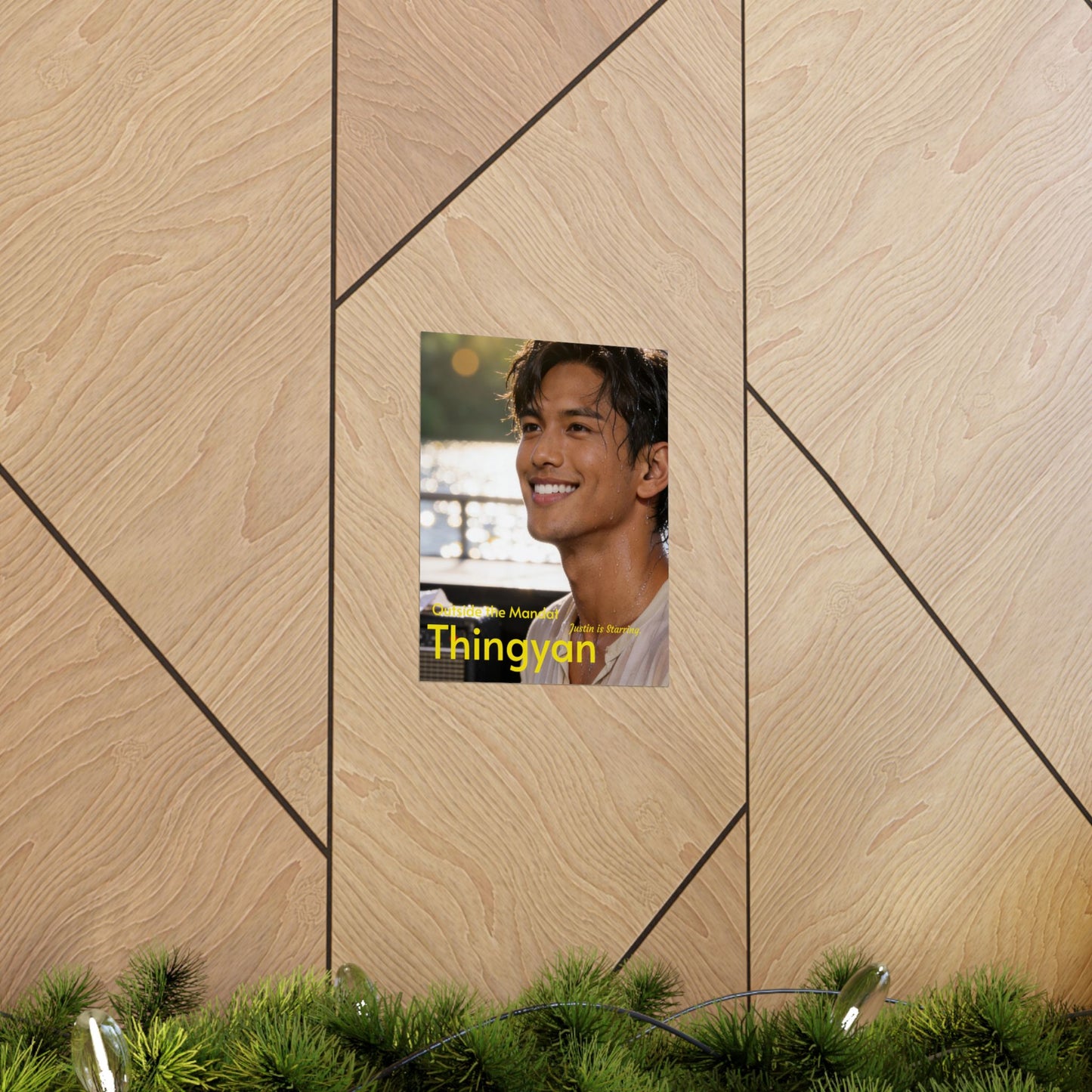 Thingyan Festival Portrait Poster — Matte Vertical Print