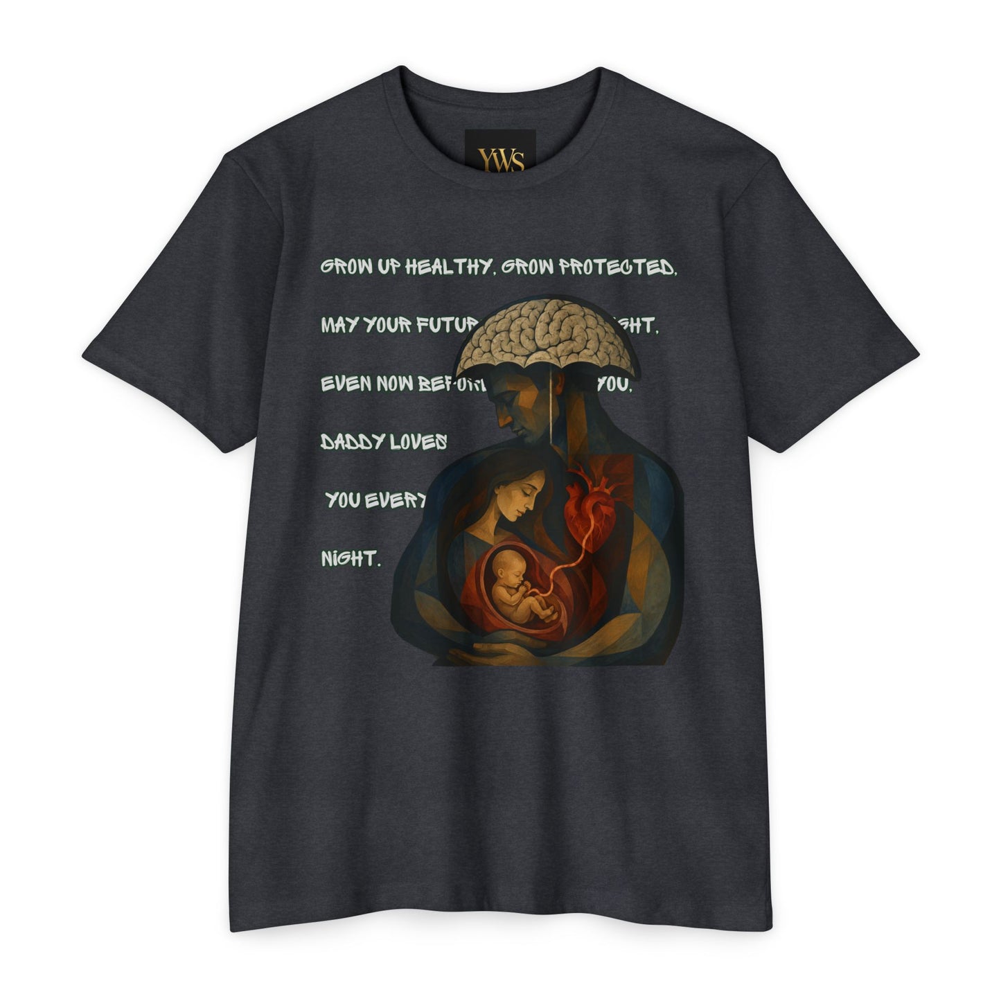 T-Shirt — Seven-Month Lullaby Modernism Painting and Lyrics