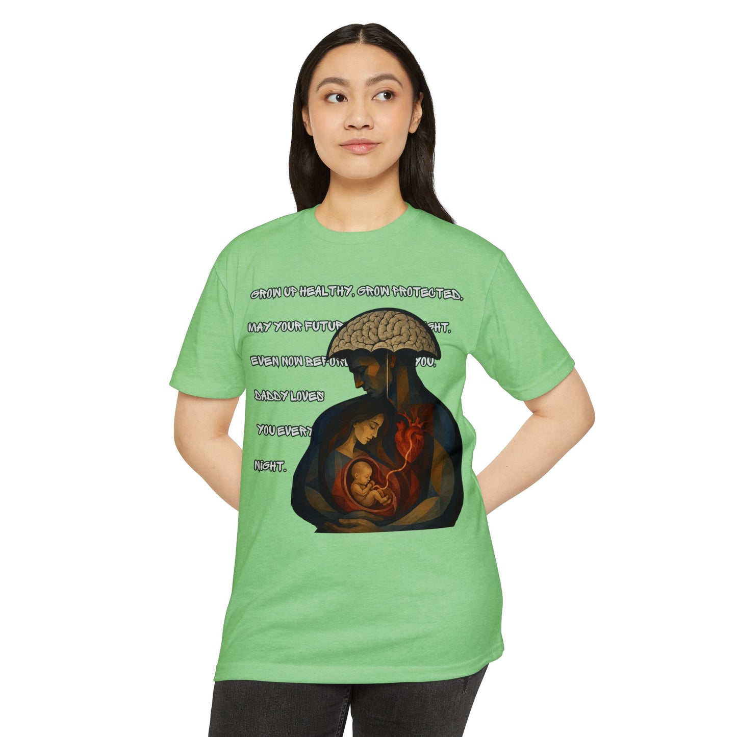 T-Shirt — Seven-Month Lullaby Modernism Painting and Lyrics