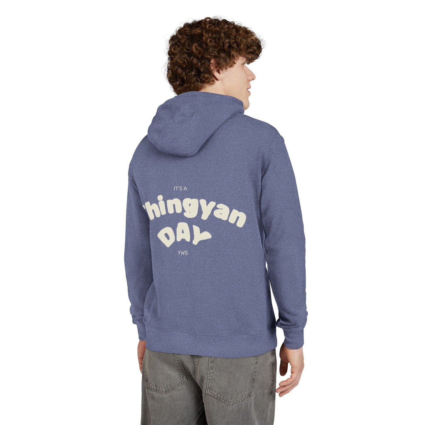 Black 'Tomorrow' Graphic Hoodie — Subtle Tonal Vintage Text Pullover