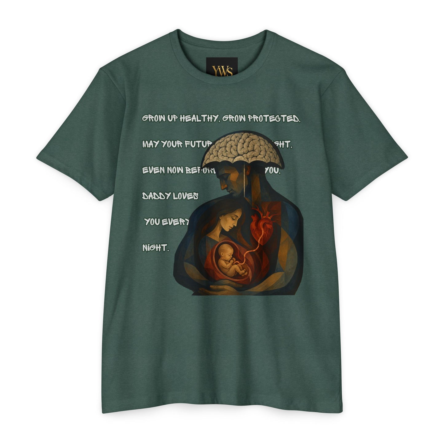 T-Shirt — Seven-Month Lullaby Modernism Painting and Lyrics