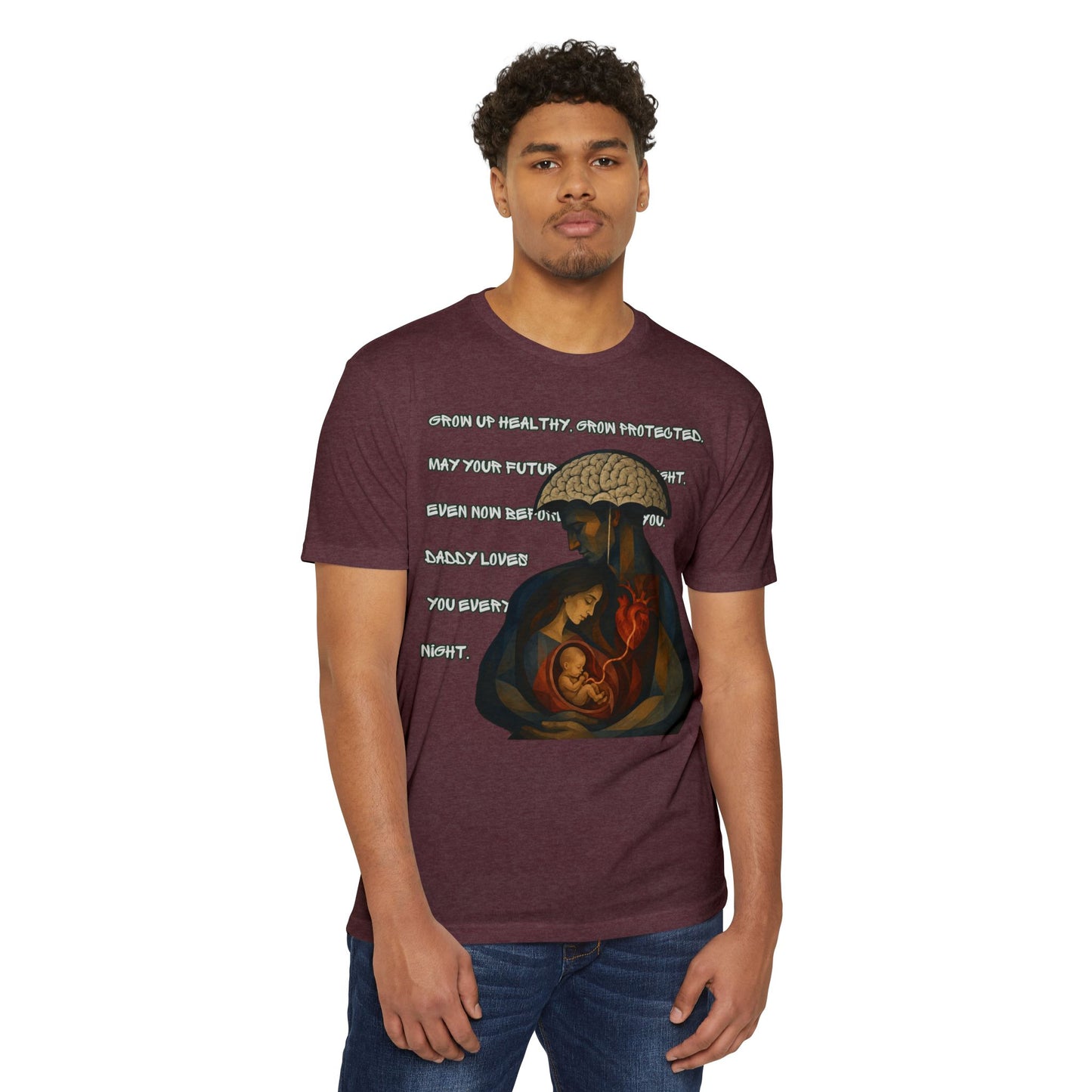 T-Shirt — Seven-Month Lullaby Modernism Painting and Lyrics