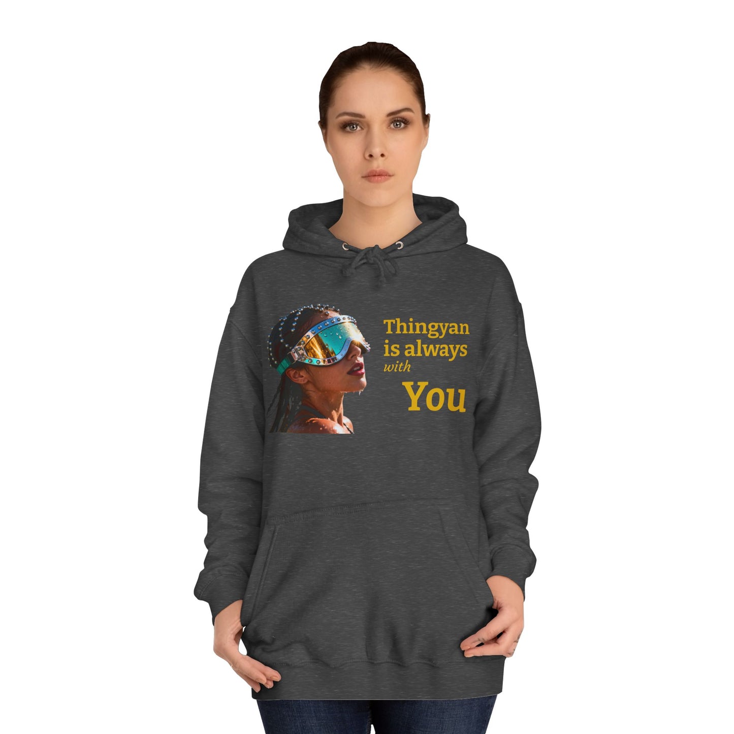 College Hoodie — "Thingyan Is Always with You" Burmese Festival Graphic
