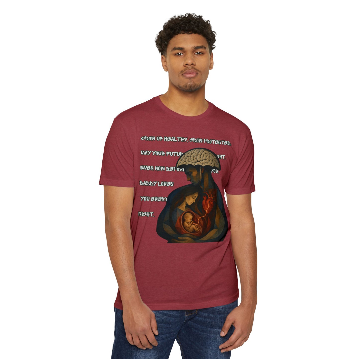 T-Shirt — Seven-Month Lullaby Modernism Painting and Lyrics