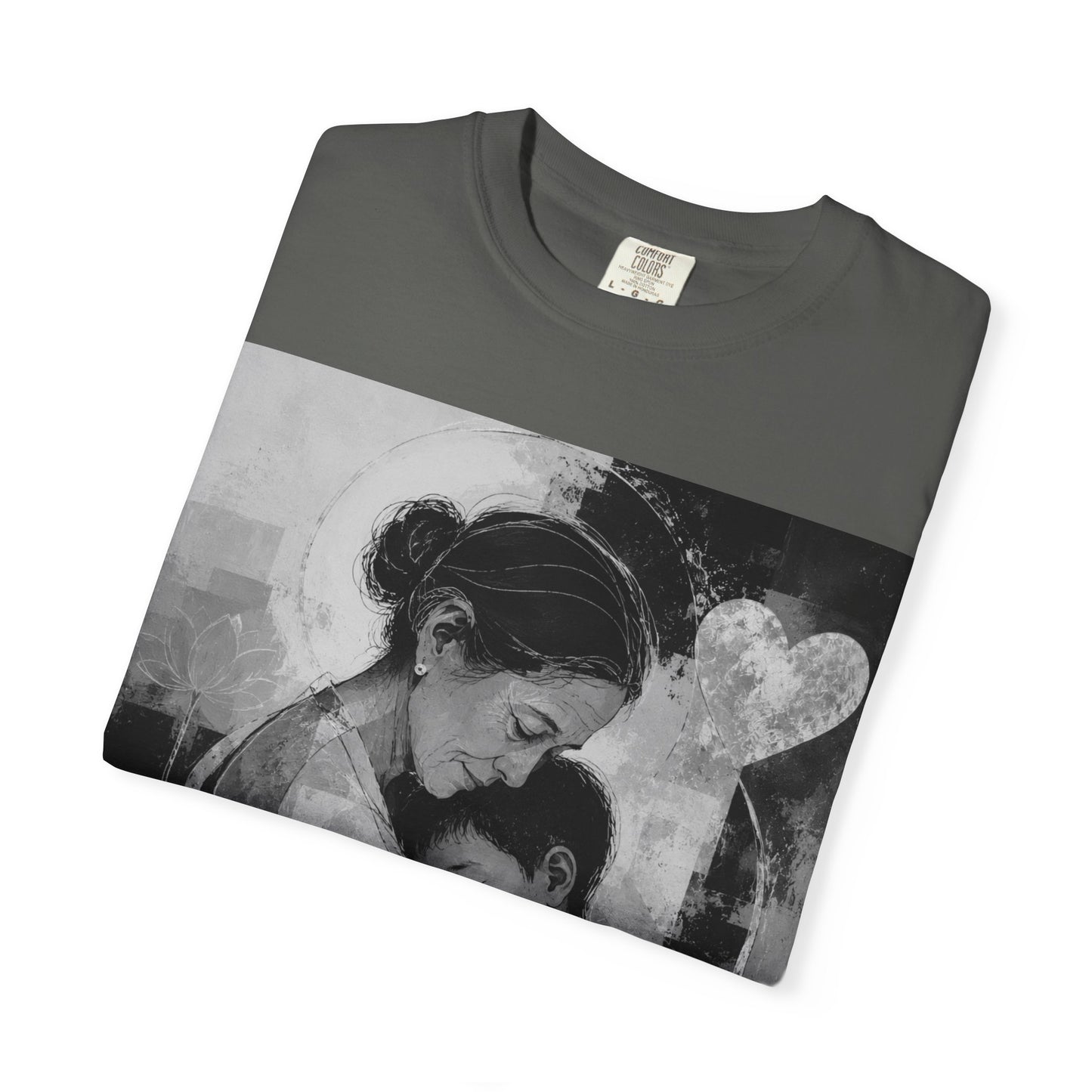 Mother's Day T-Shirt - Vintage Mother & Baby Portrait with "Happy Mother's Day"