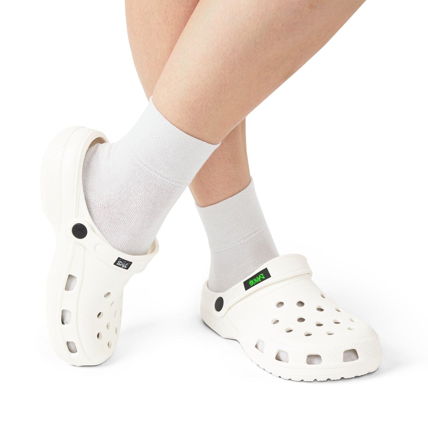 White EVA Foam Clogs — Lightweight Waterproof Slip-On Shoes