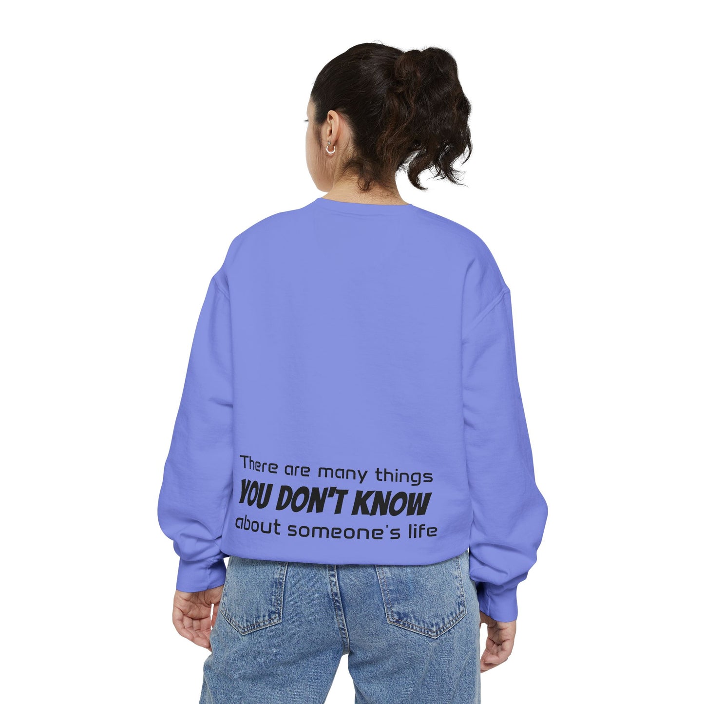 Unisex Garment-Dyed Sweatshirt (Burmese Python)
