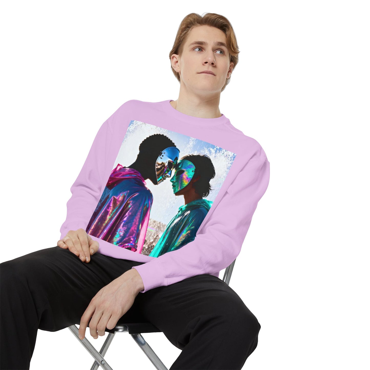 Cosmic Lovers Art Sweatshirt