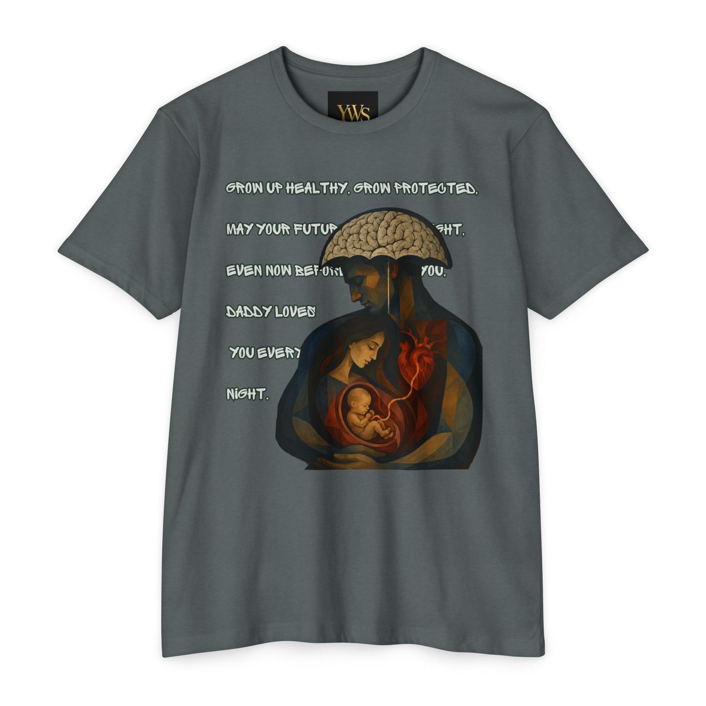 T-Shirt — Seven-Month Lullaby Modernism Painting and Lyrics