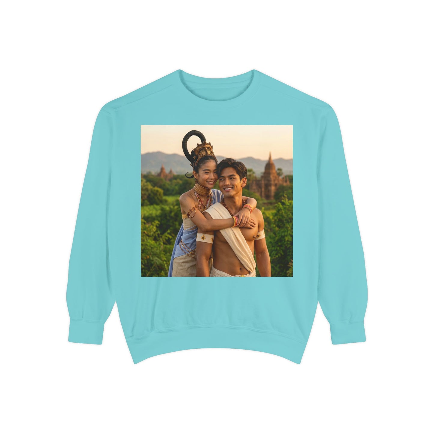 Couple Portrait Sweatshirt — Romantic Travel Photo Crewneck