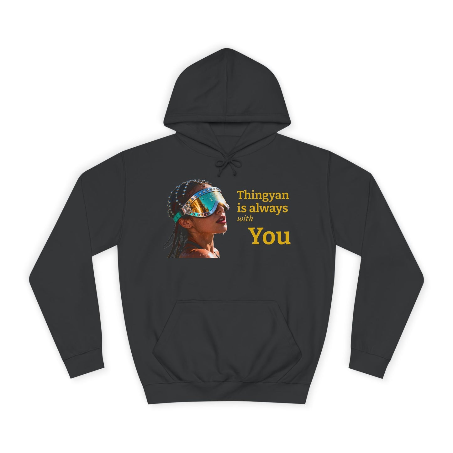 College Hoodie — "Thingyan Is Always with You" Burmese Festival Graphic