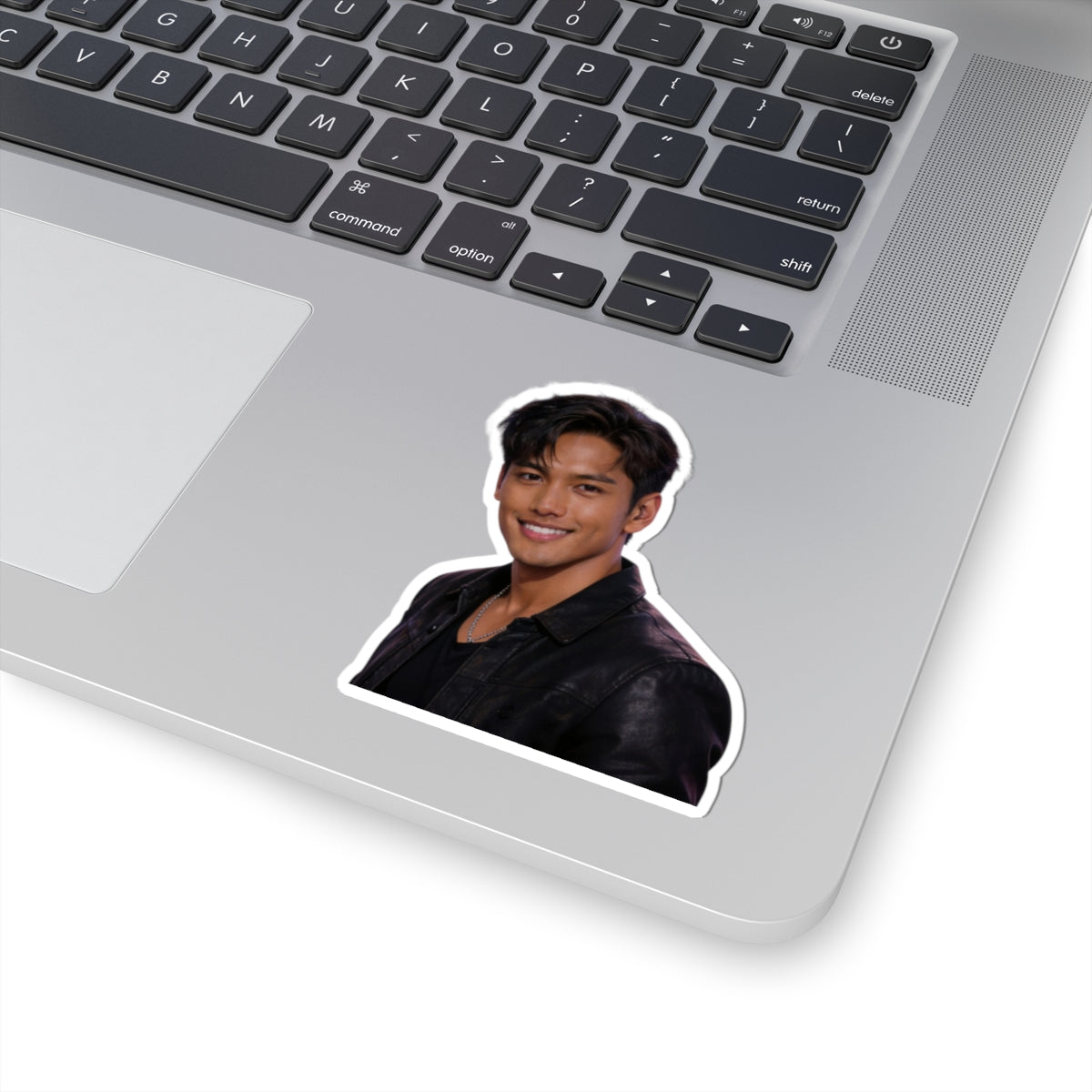 Kiss-Cut Sticker — Handsome Portrait Sticker for Laptops, Water Bottles & Journals