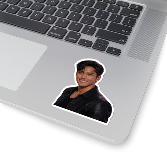 Kiss-Cut Sticker — Handsome Portrait Sticker for Laptops, Water Bottles & Journals