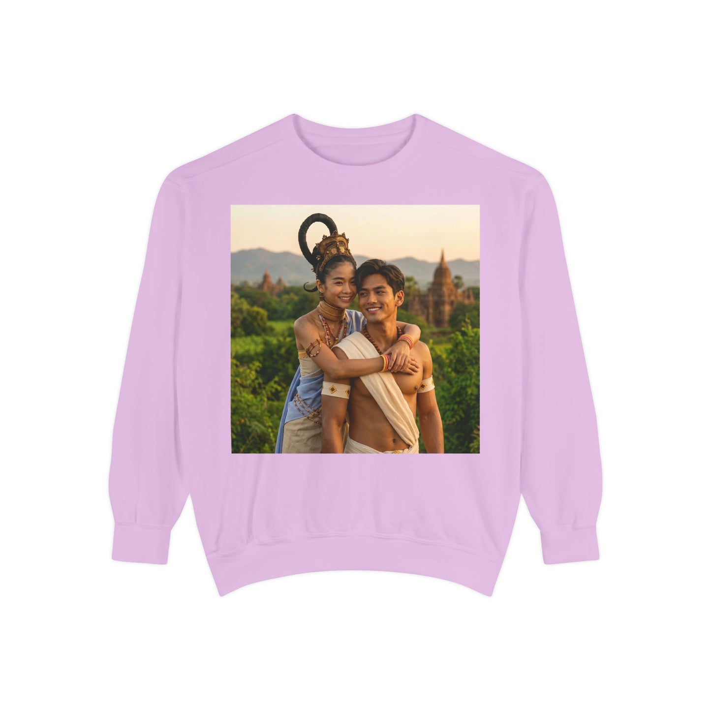 Couple Portrait Sweatshirt — Romantic Travel Photo Crewneck