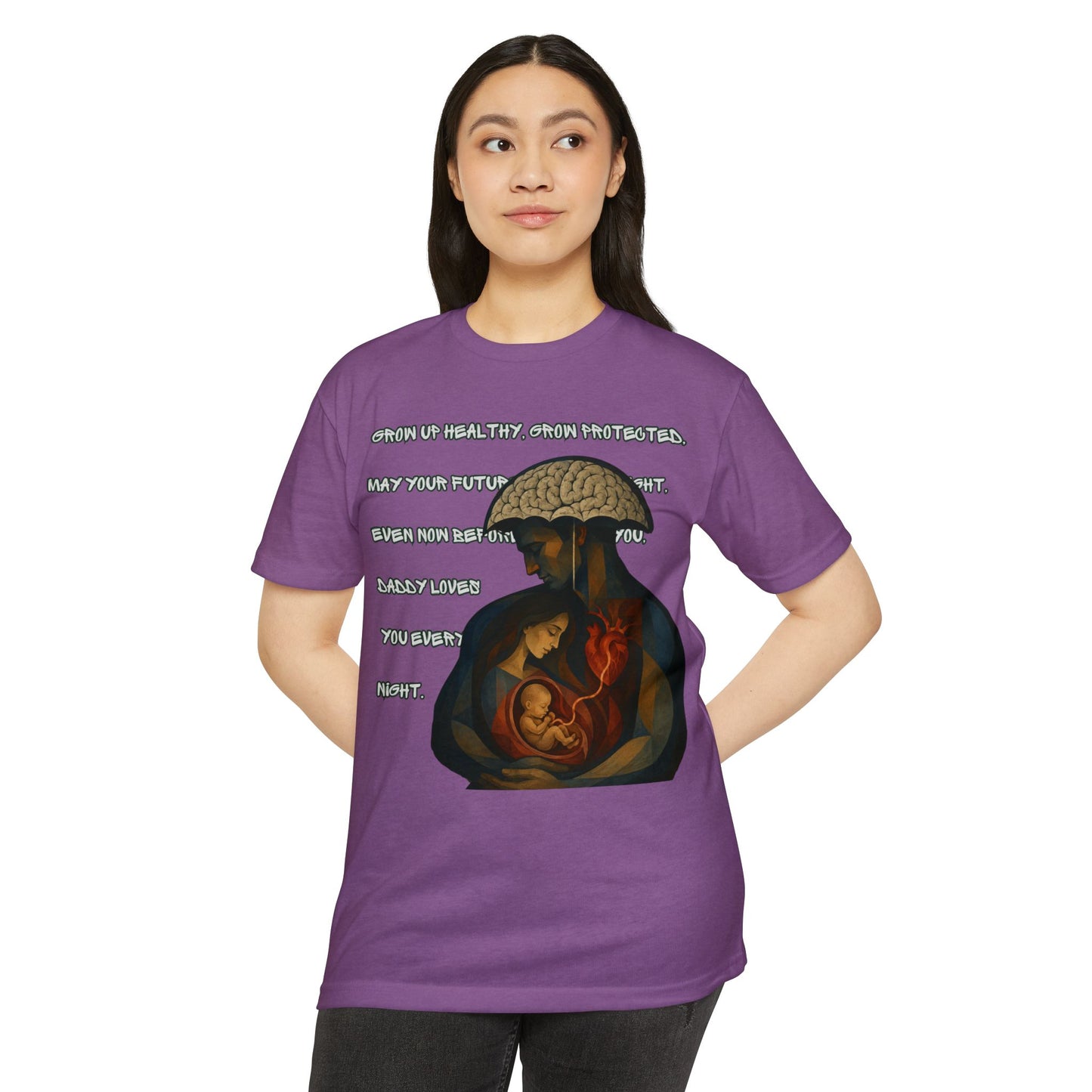 T-Shirt — Seven-Month Lullaby Modernism Painting and Lyrics