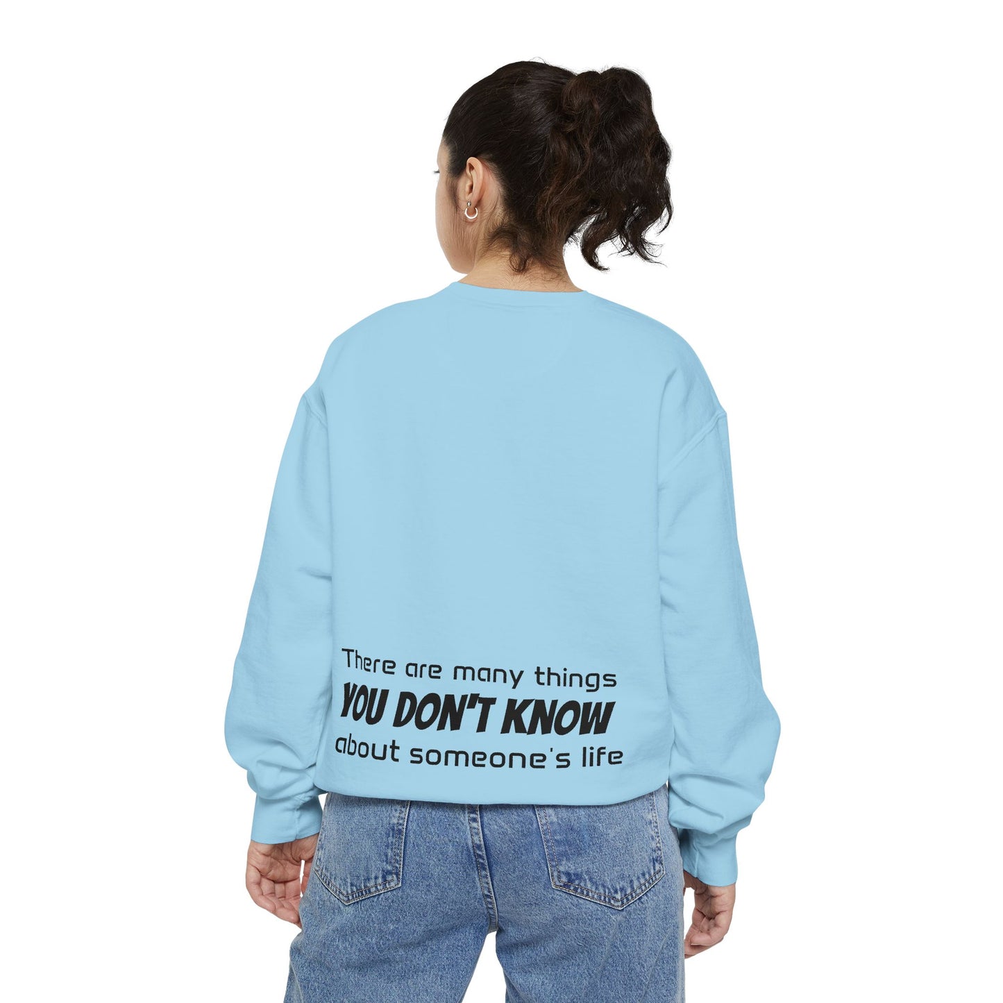 Unisex Garment-Dyed Sweatshirt (Burmese Python)