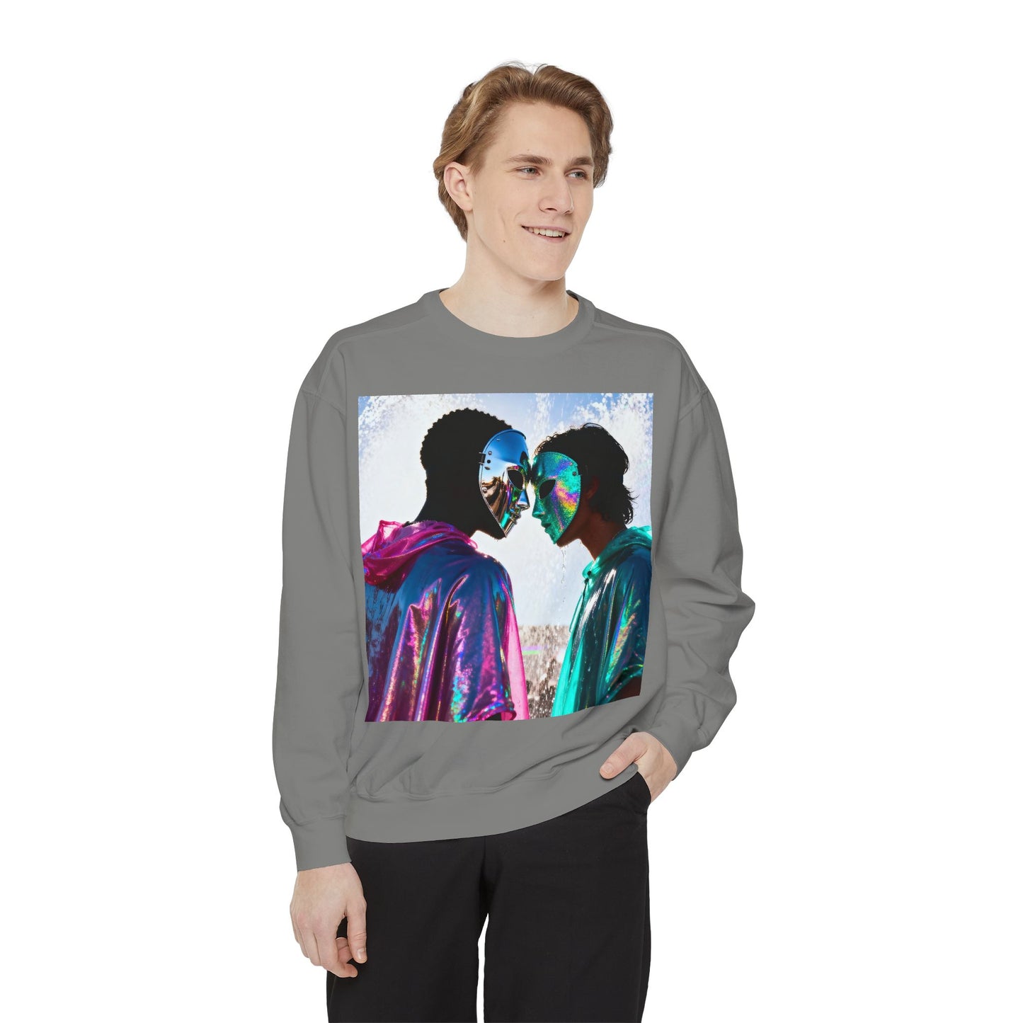 Cosmic Lovers Art Sweatshirt