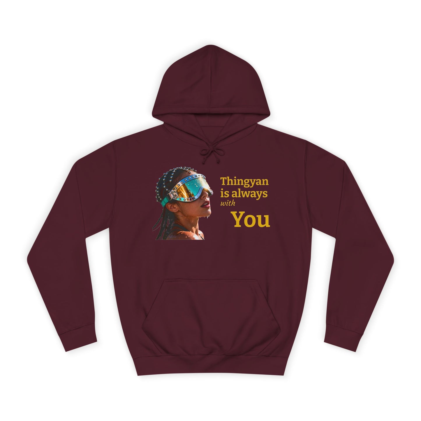College Hoodie — "Thingyan Is Always with You" Burmese Festival Graphic