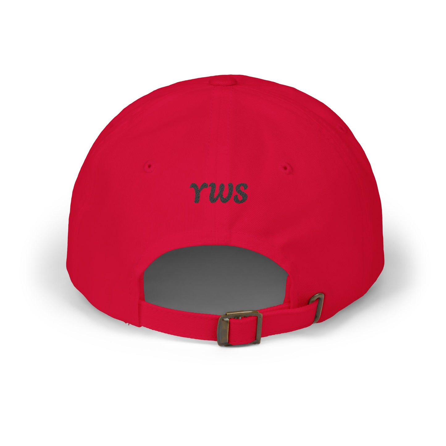 Still With Us Dad Cap — Embroidered 'Still With Us' & 'rws' White Baseball Hat