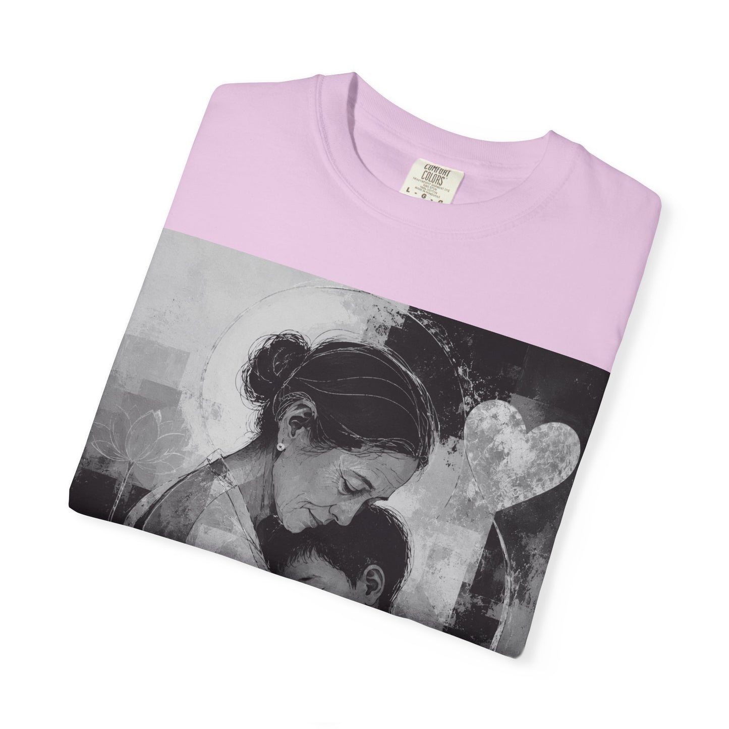 Mother's Day T-Shirt - Vintage Mother & Baby Portrait with "Happy Mother's Day"