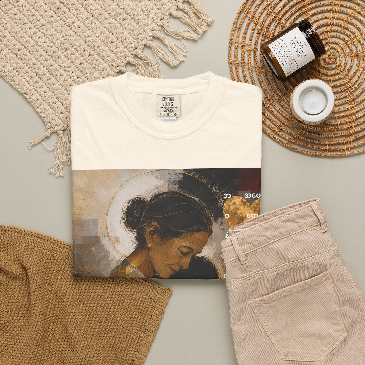 T-Shirt - Mother and Child Heart Artwork Tee