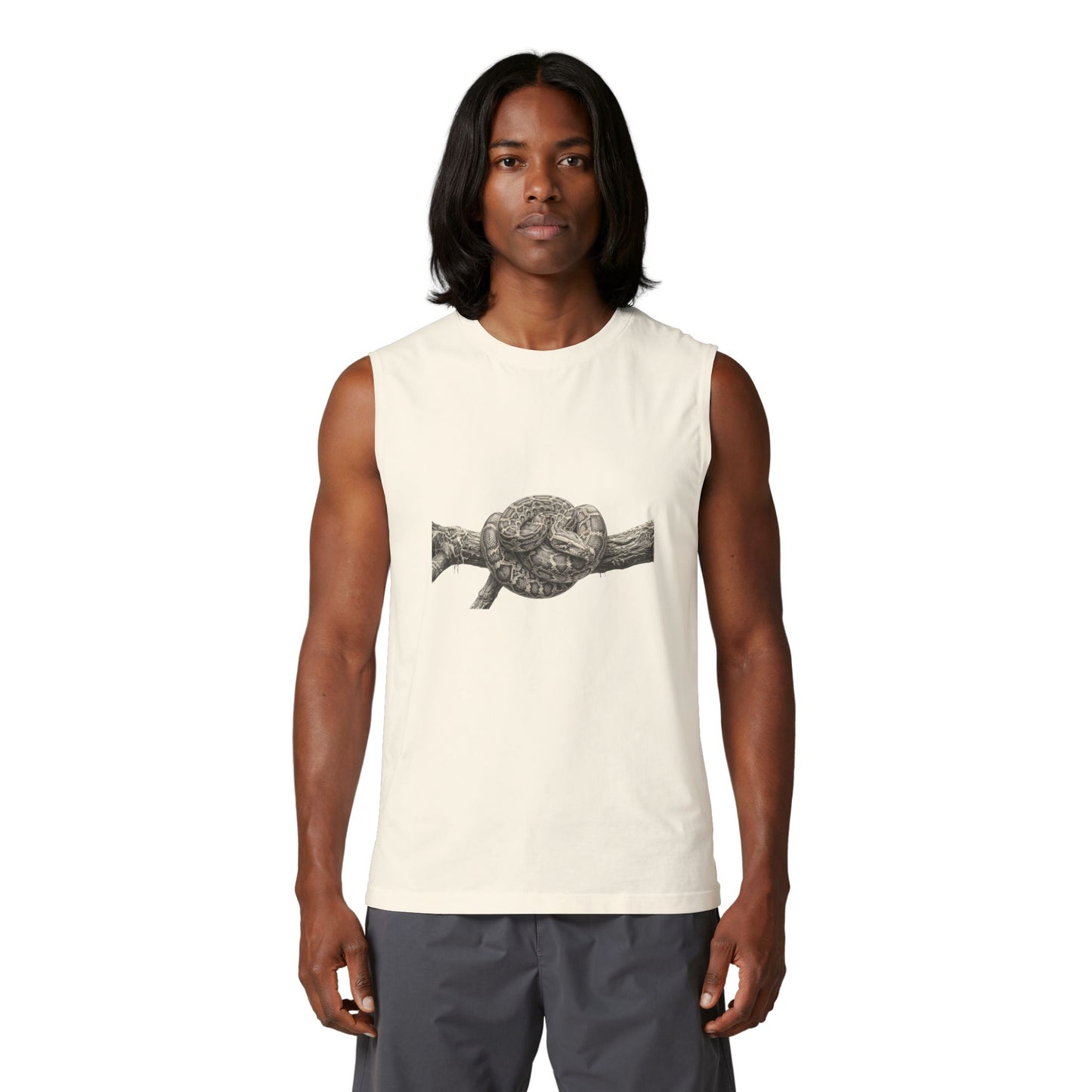 Unisex Jersey Muscle Tank- Python